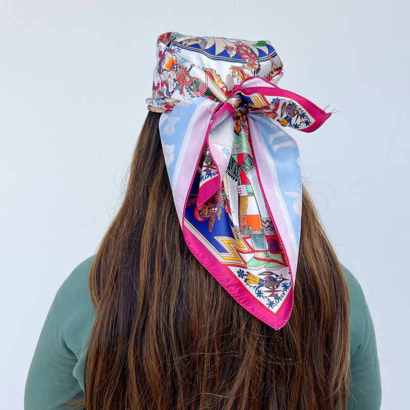 Pañuelo pequeño con estampado