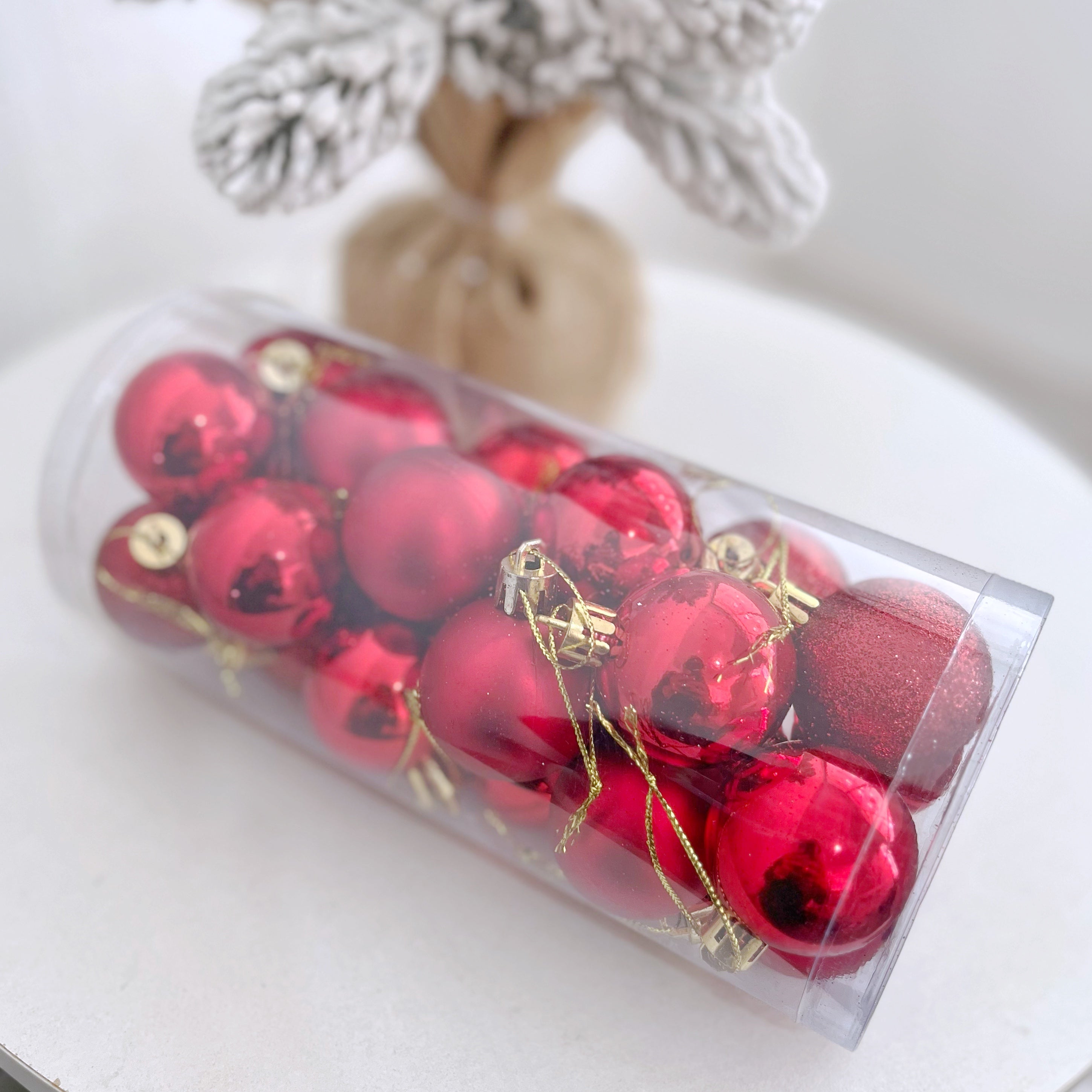 Set de esferas navideñas