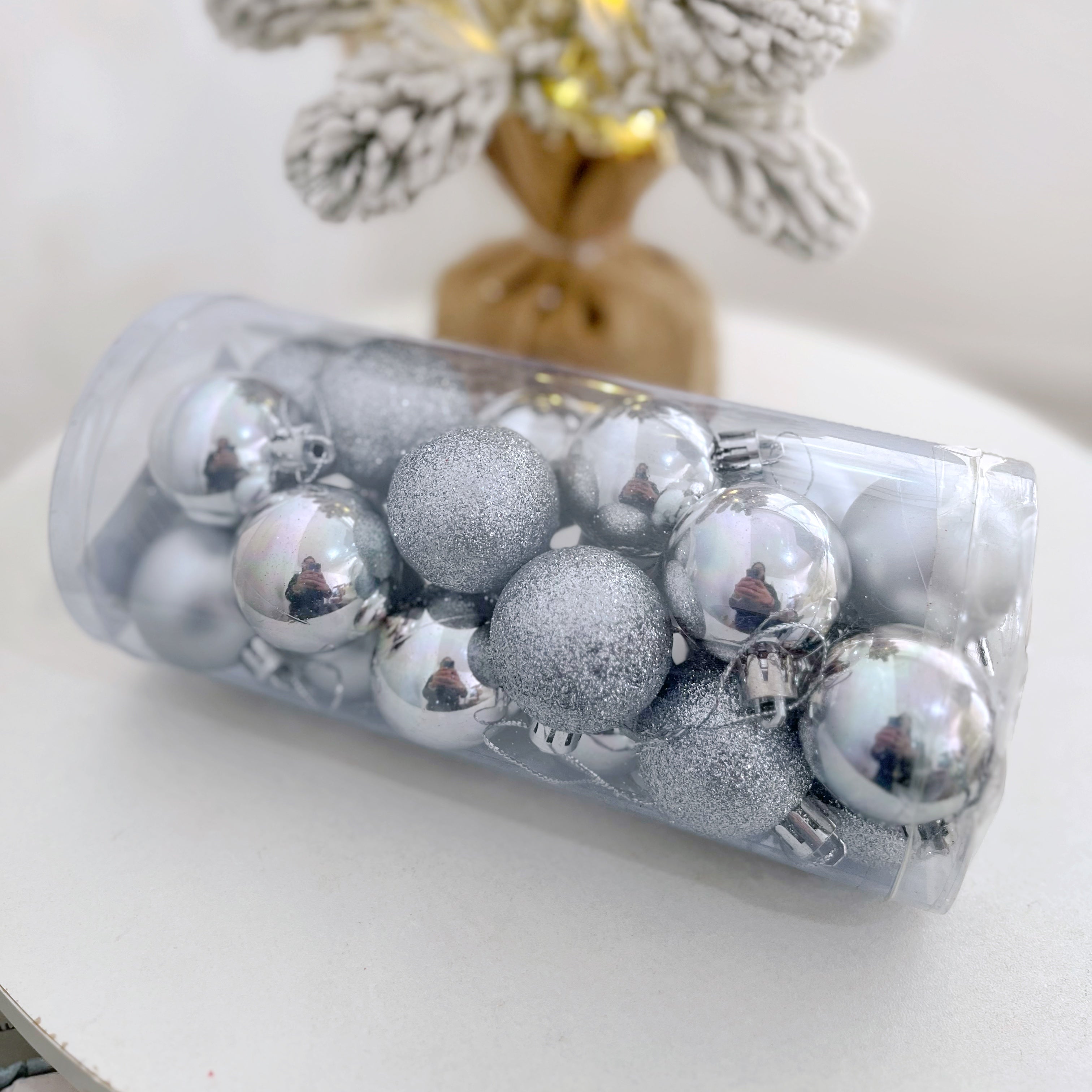 Set de esferas navideñas