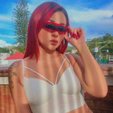 Lentes de sol futurista