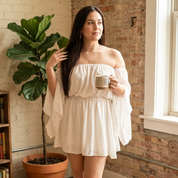 Vestido con hombros descubiertos - Dressygt