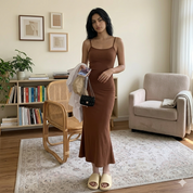Vestido largo de tirantes - Dressygt