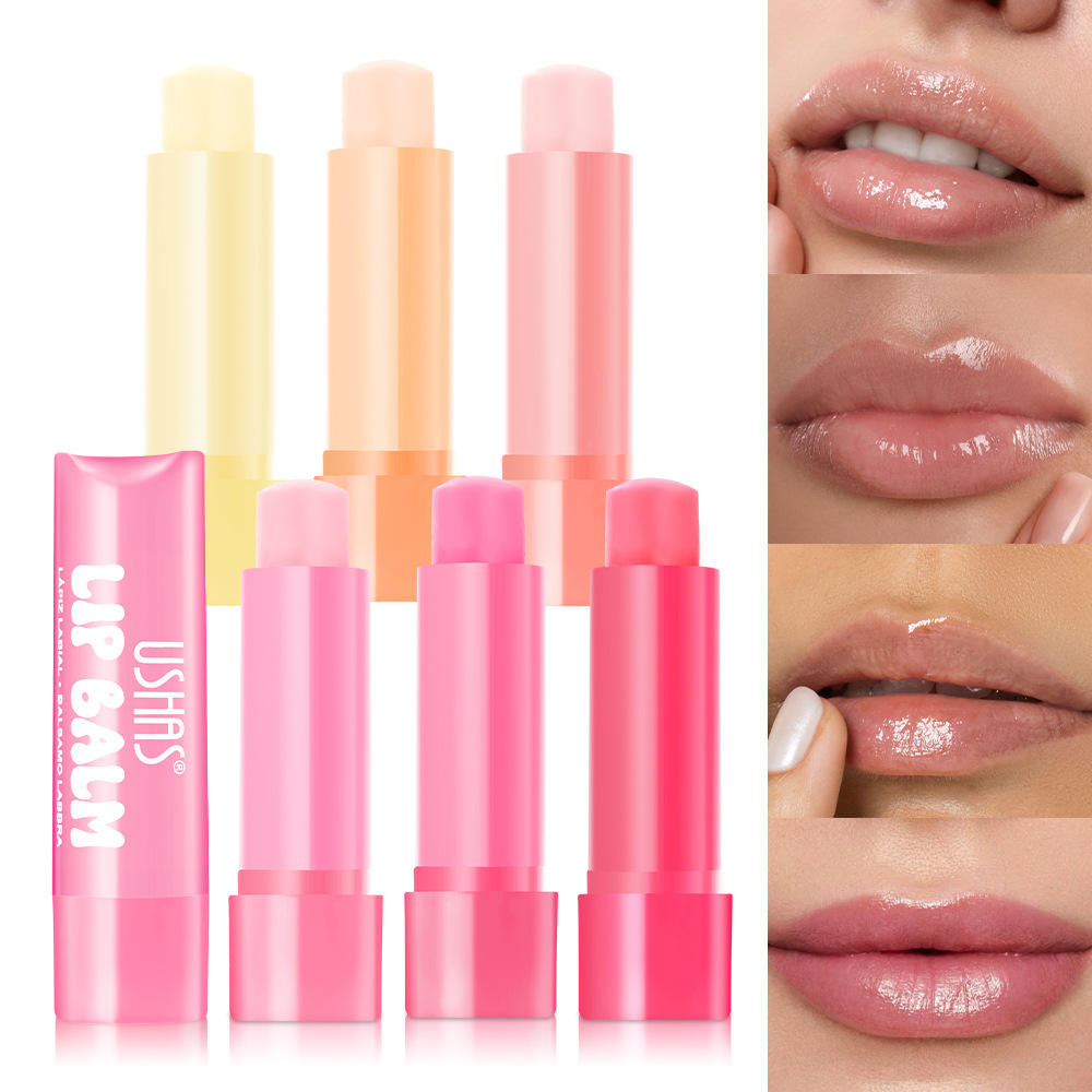 Bálsamo labial hidratante con brillo