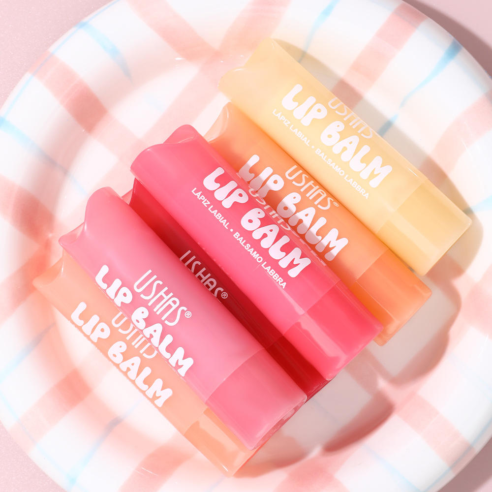 Bálsamo labial hidratante con brillo