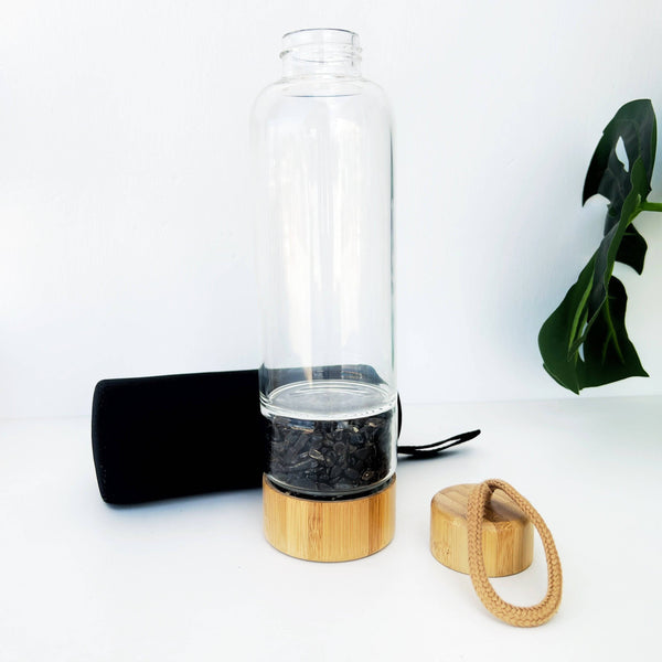 Vaso doble con cristales