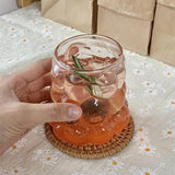 Aesthetic Bubble Glass Cup