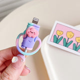 Protector de silicona para cable