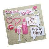 Decoración para fotos de despedida de soltera
