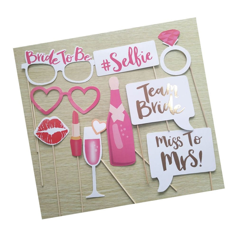 Decoración para fotos de despedida de soltera
