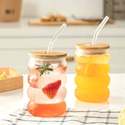 Vaso pequeño con tapadera  de bamboo - Dressygt