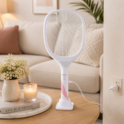 Raqueta eléctrica recargable para mosquitos