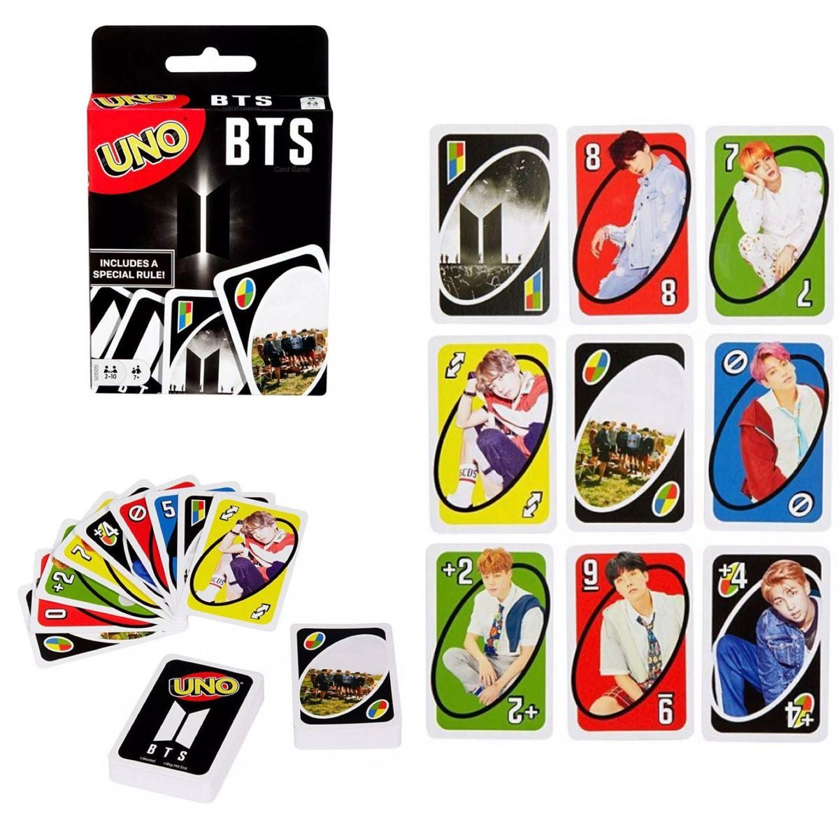 Juego de cartas UNO de BTS