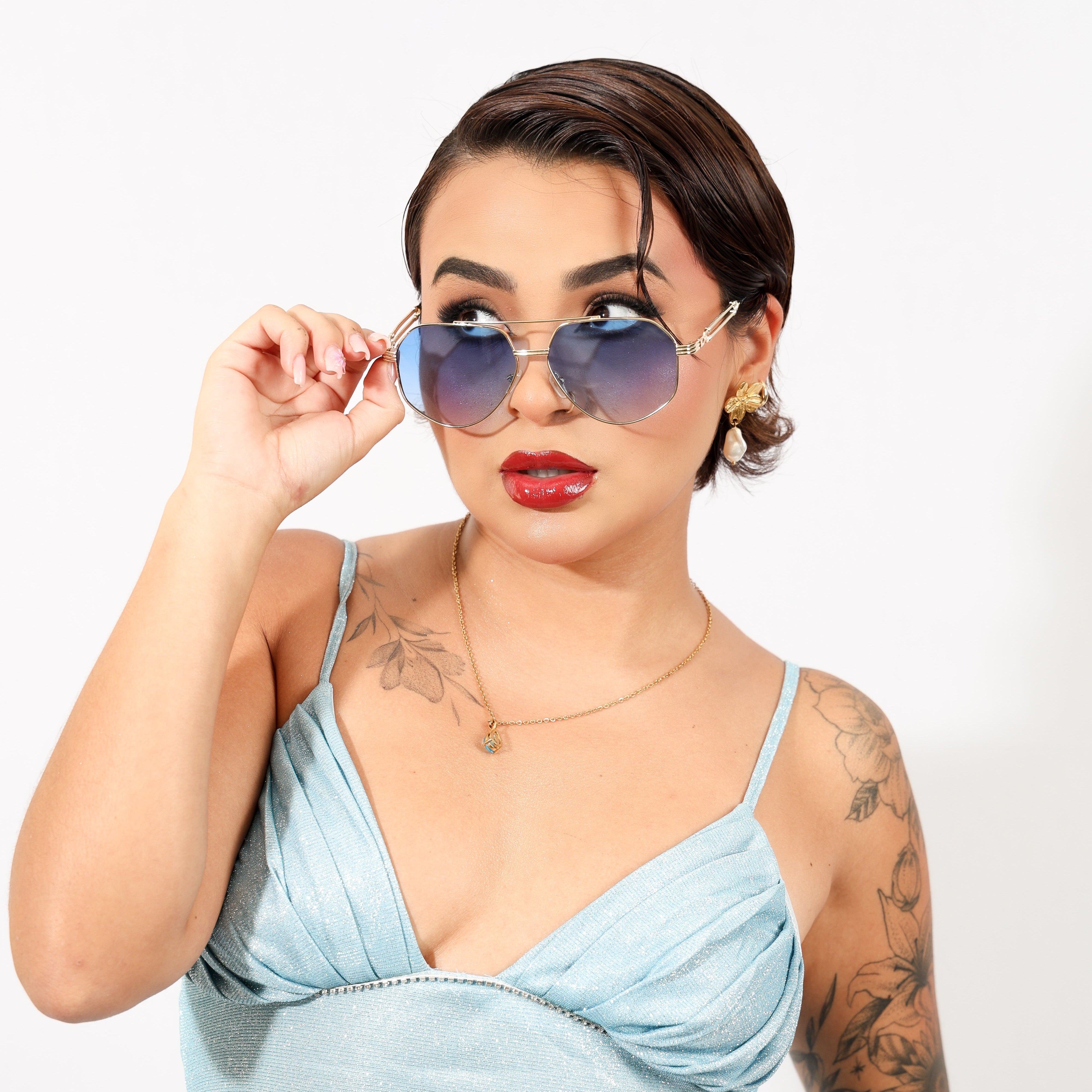 Lentes unisex estilo gota - Dressygt