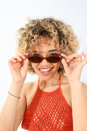 Lentes de sol ovalados retro - Dressygt