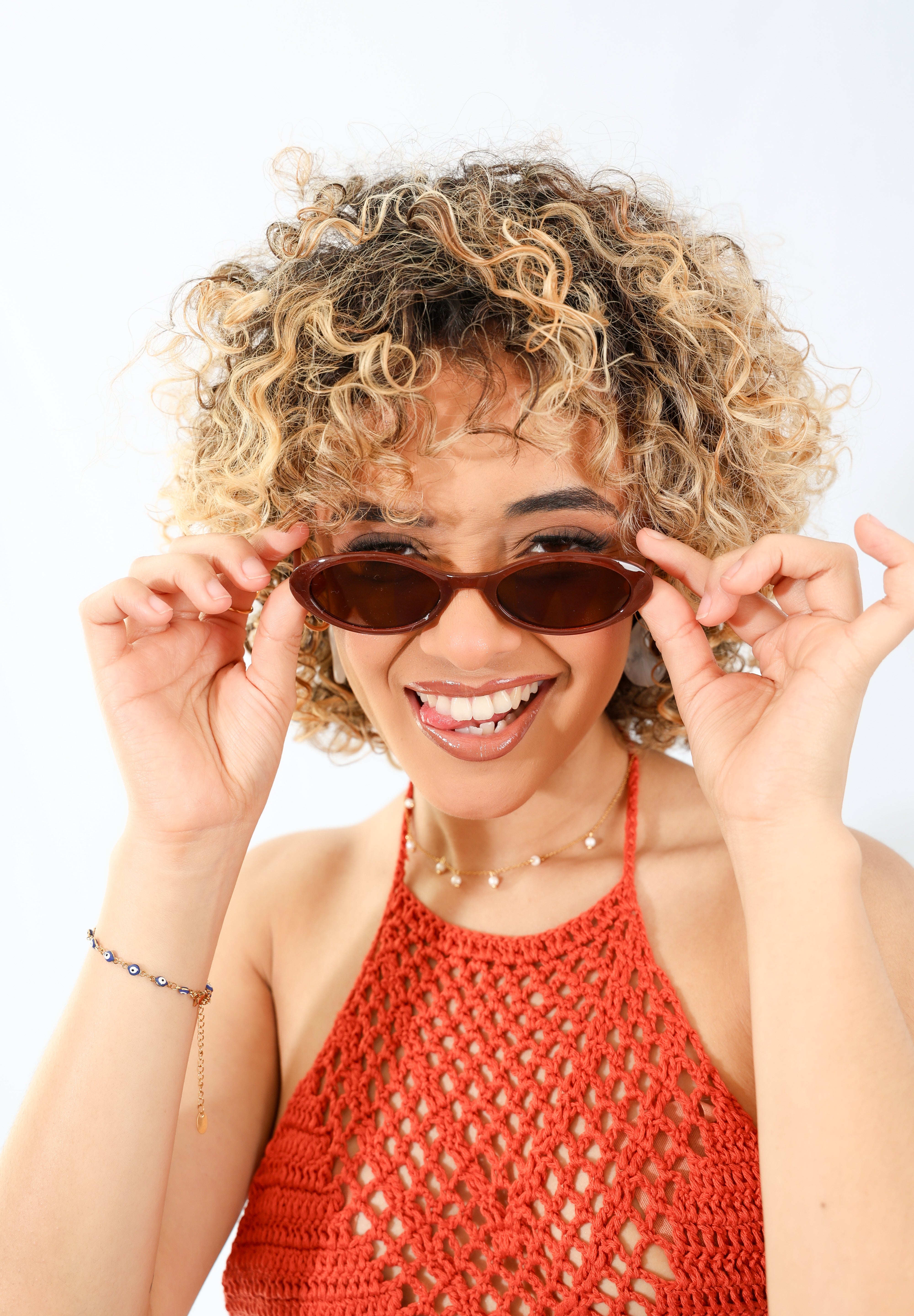 Lentes de sol ovalados retro - Dressygt