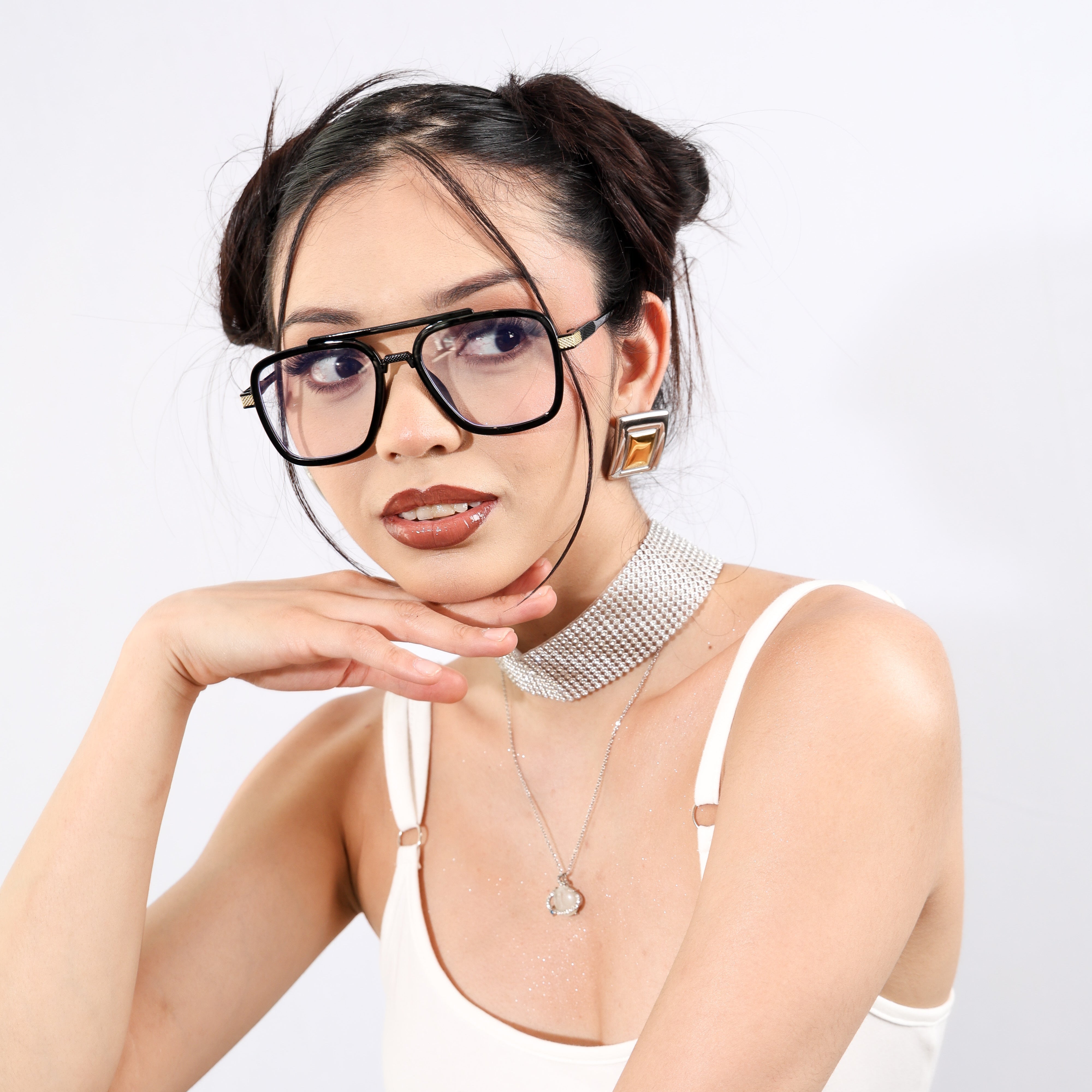 Lentes cuadrados de sol unisex - Dressygt