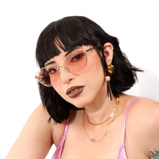 Gafas de sol con montura dorada - Dressygt
