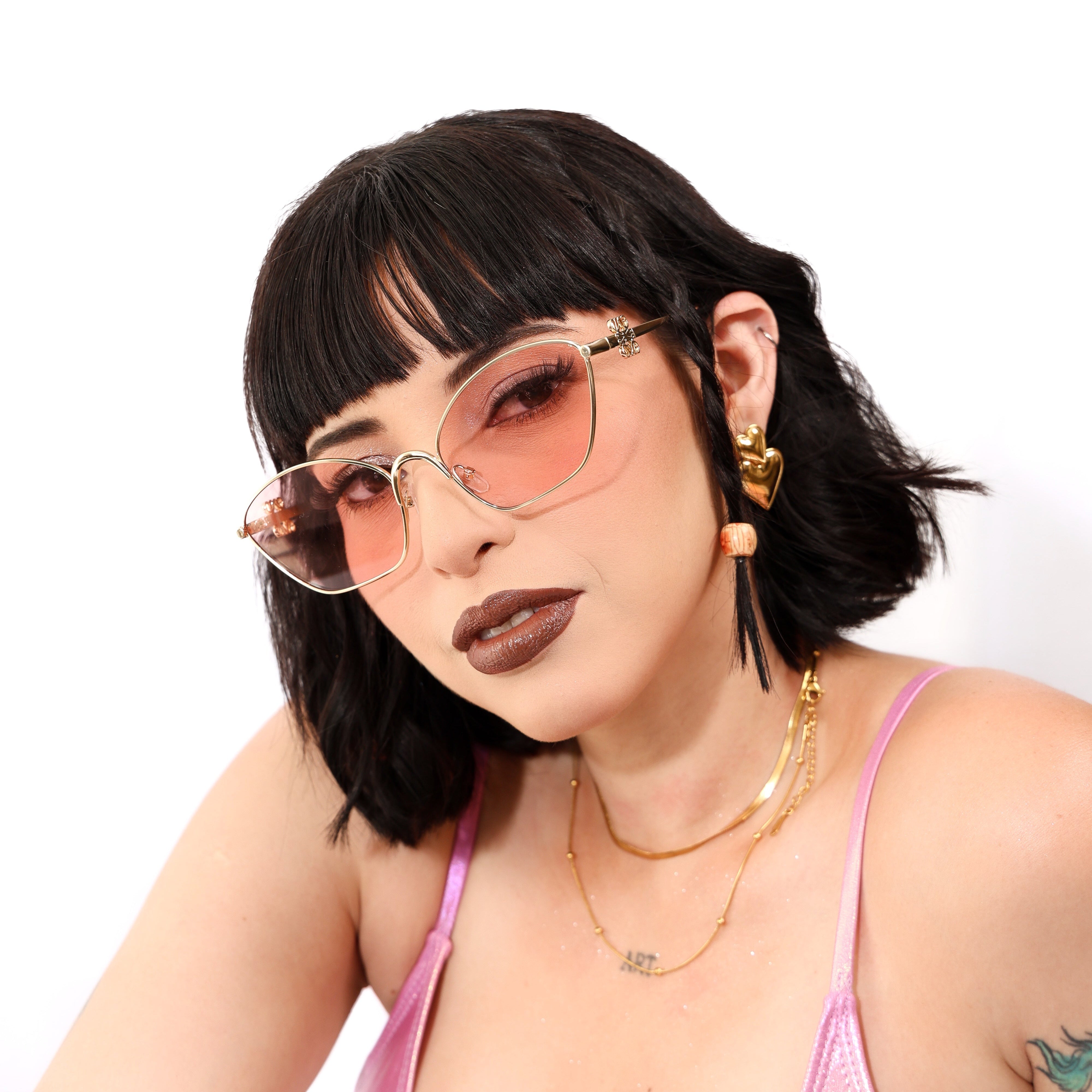 Gafas de sol con montura dorada - Dressygt