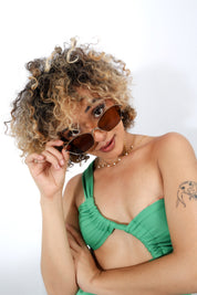 Gafas de sol con montura dorada - Dressygt