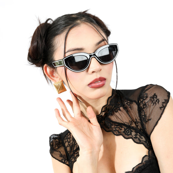 Lentes de sol vintage con borde