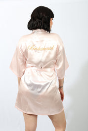 Bata de seda para damas de honor - Dressygt