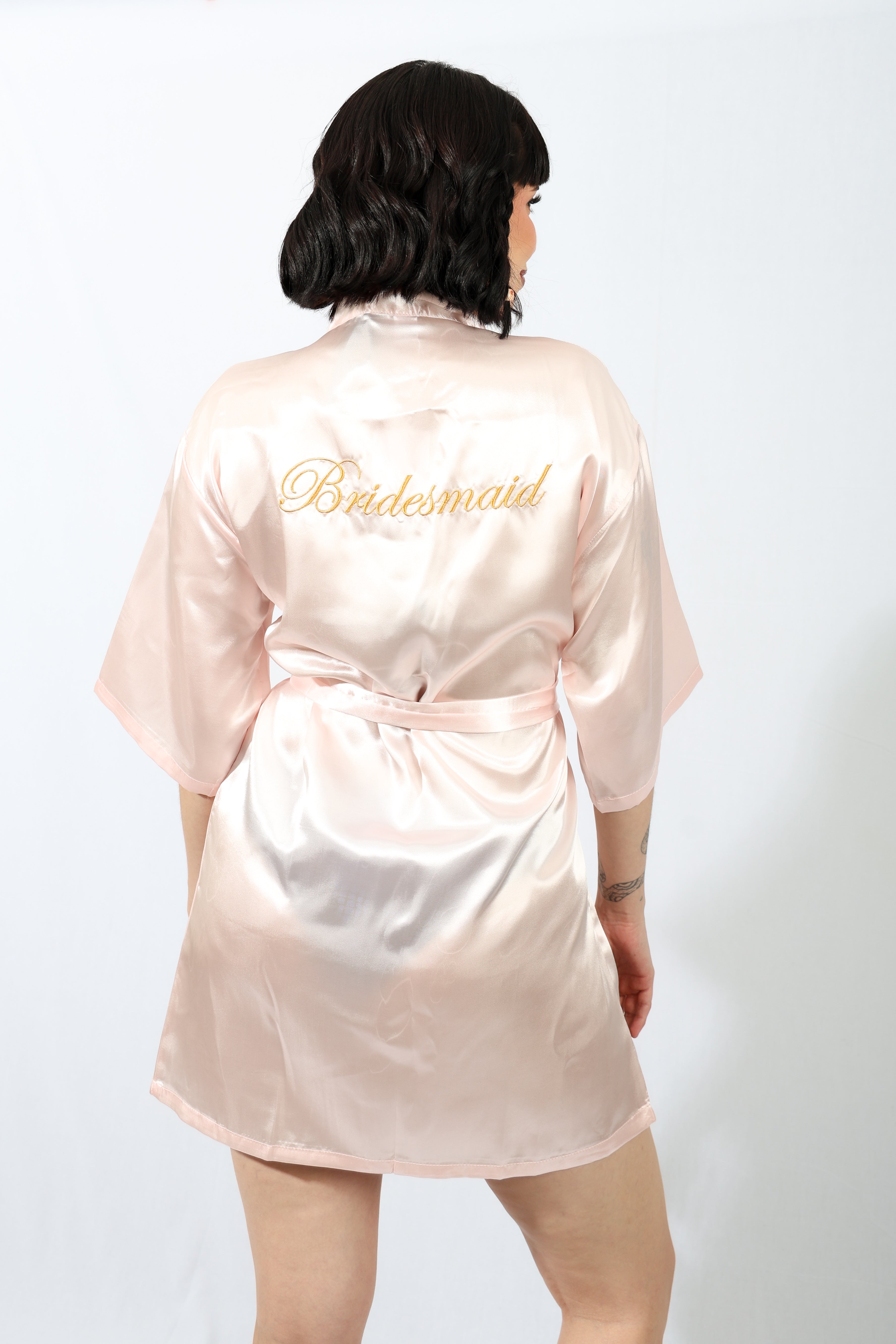 Bata de seda para damas de honor - Dressygt