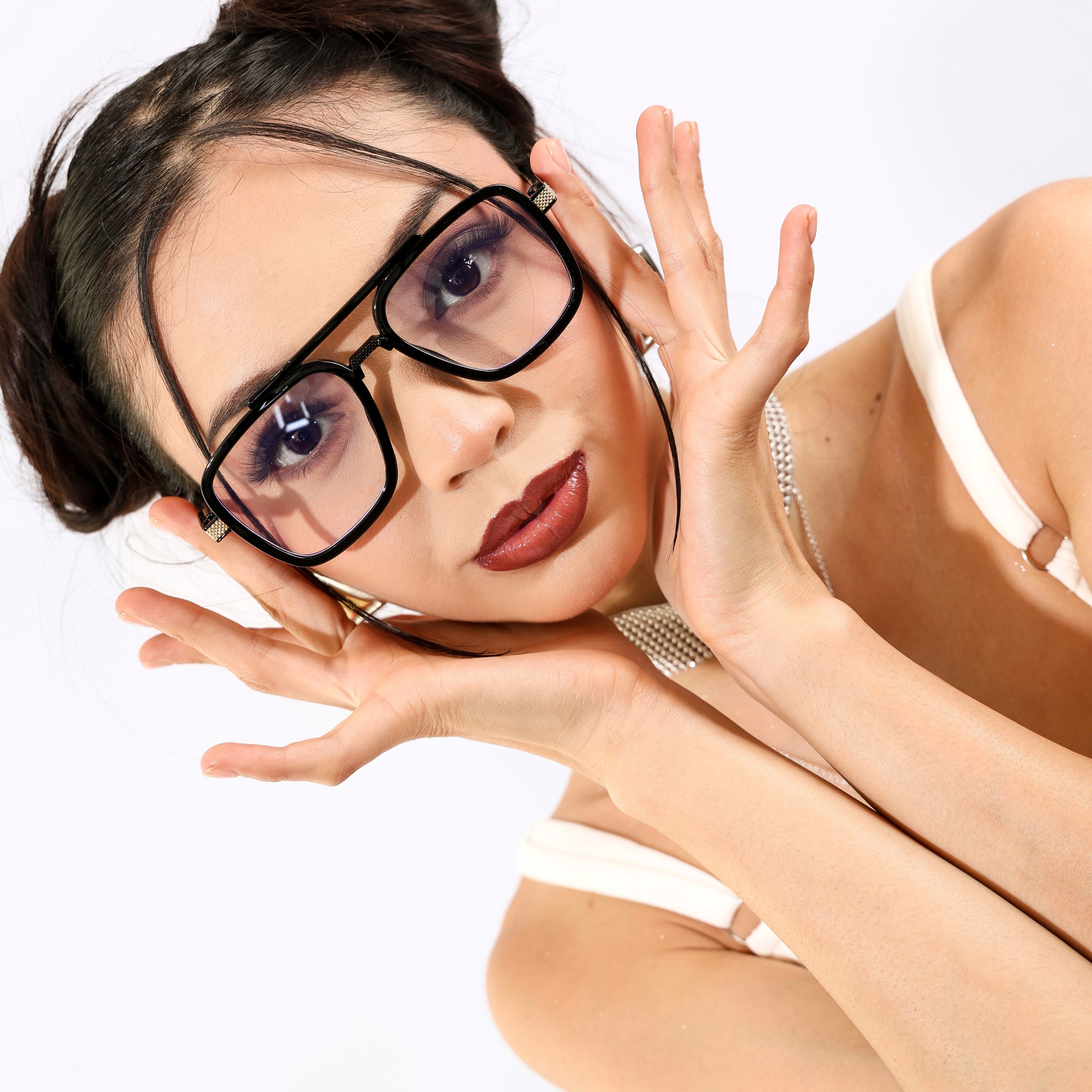 Lentes cuadrados de sol unisex - Dressygt