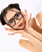 Lentes cuadrados de sol unisex