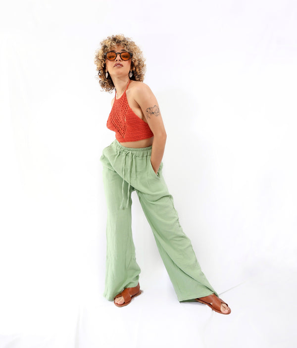 Pantalón ancho para dama