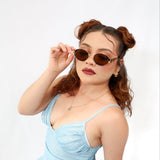 Lentes de sol estilo ovalo