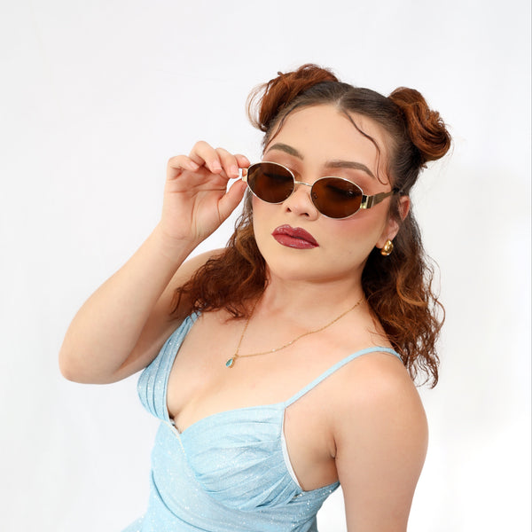 Lentes de sol estilo ovalo