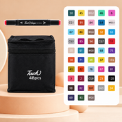 Set de 48 marcadores con estuche