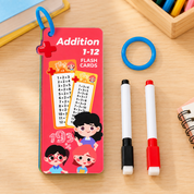 Set de tarjetas educativas de matemáticas