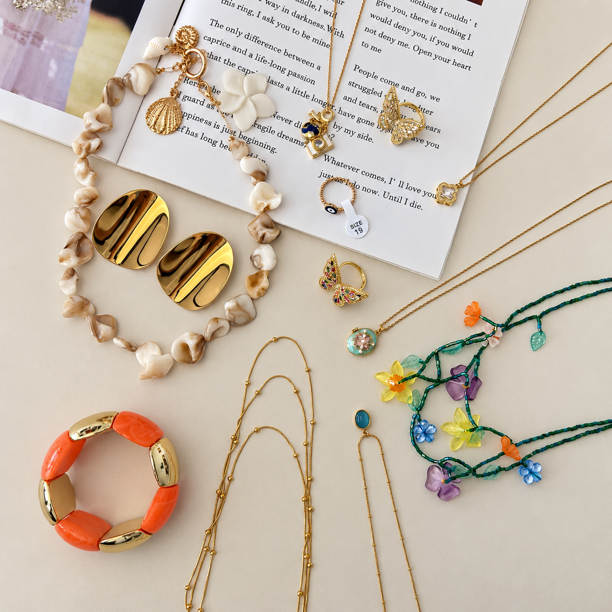 Combo de 12 piezas de joyería surtida - Dressygt