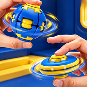 Spinner ball con botón de presión