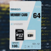 Tarjeta de memoria MicroSD 64GB con adaptador