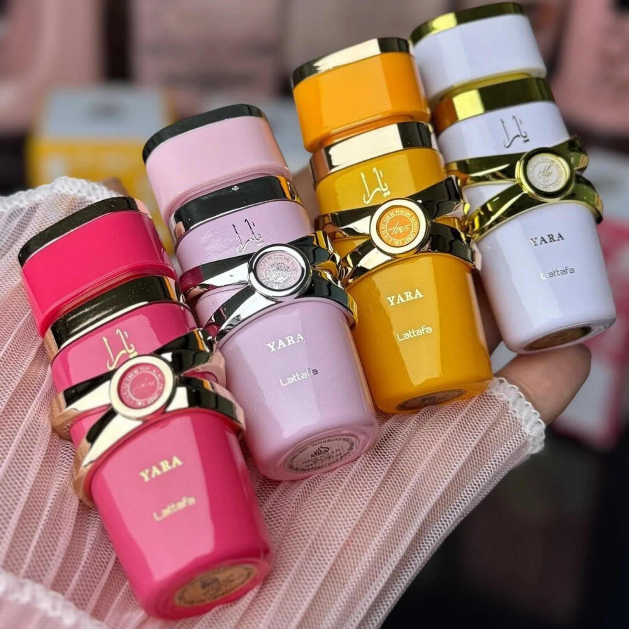 Colección de mini perfumes Yara Lattafa para mujer - Dressygt