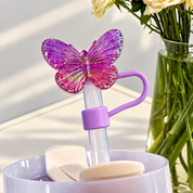Set de 5 protectores de pajilla mariposa