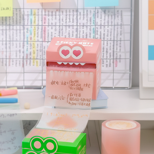 Dispensador decorativo de notas adhesivas