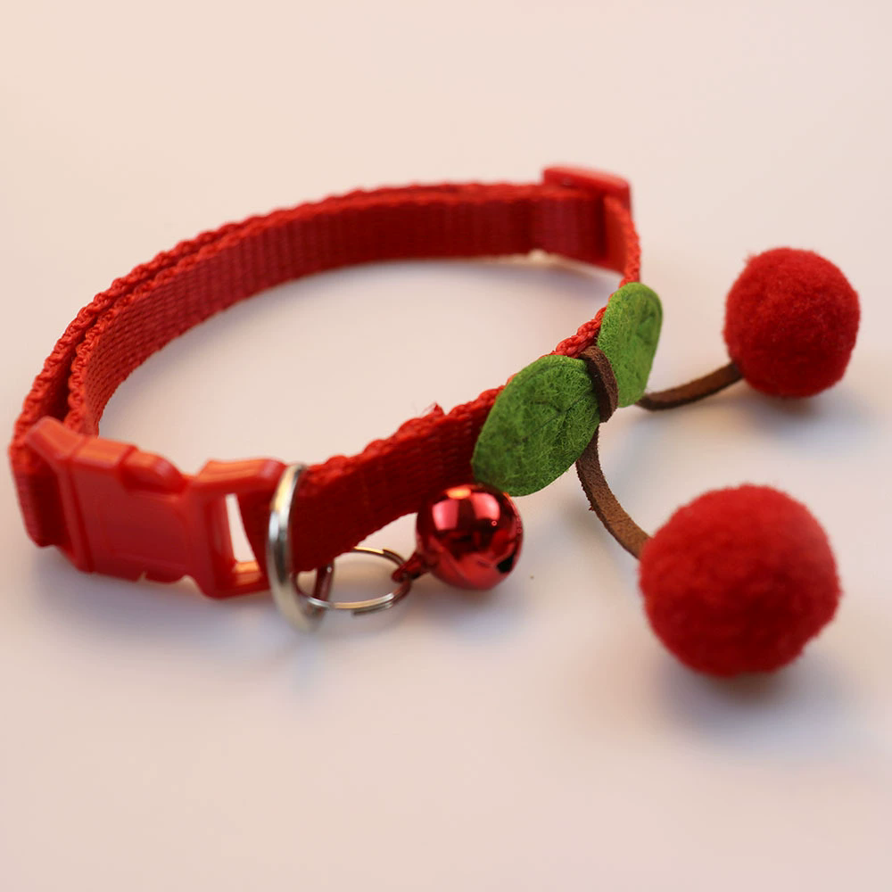 Collar para mascota de cherry