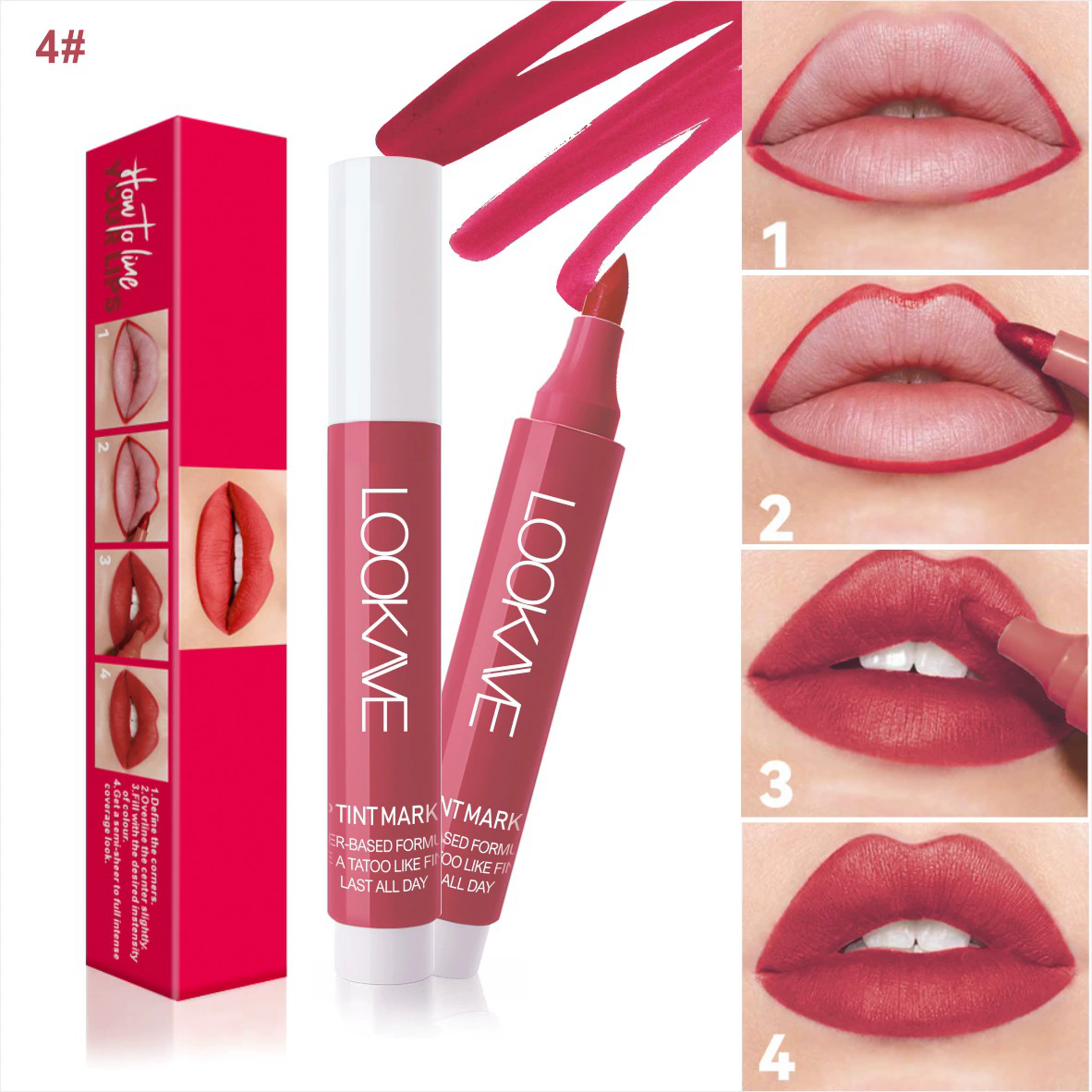 Delineador de labios liquido efecto mate - Dressygt