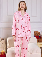 Pijama manga larga navideña