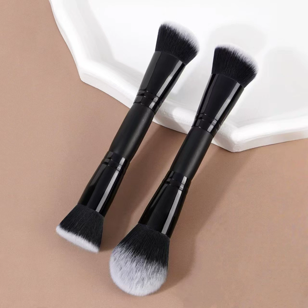 Set de 2 brochas de maquillaje doble cara - Dressygt