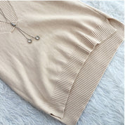Chaleco unitalla con cuello en forma de V