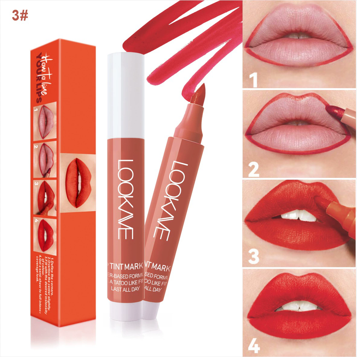 Delineador de labios liquido efecto mate - Dressygt
