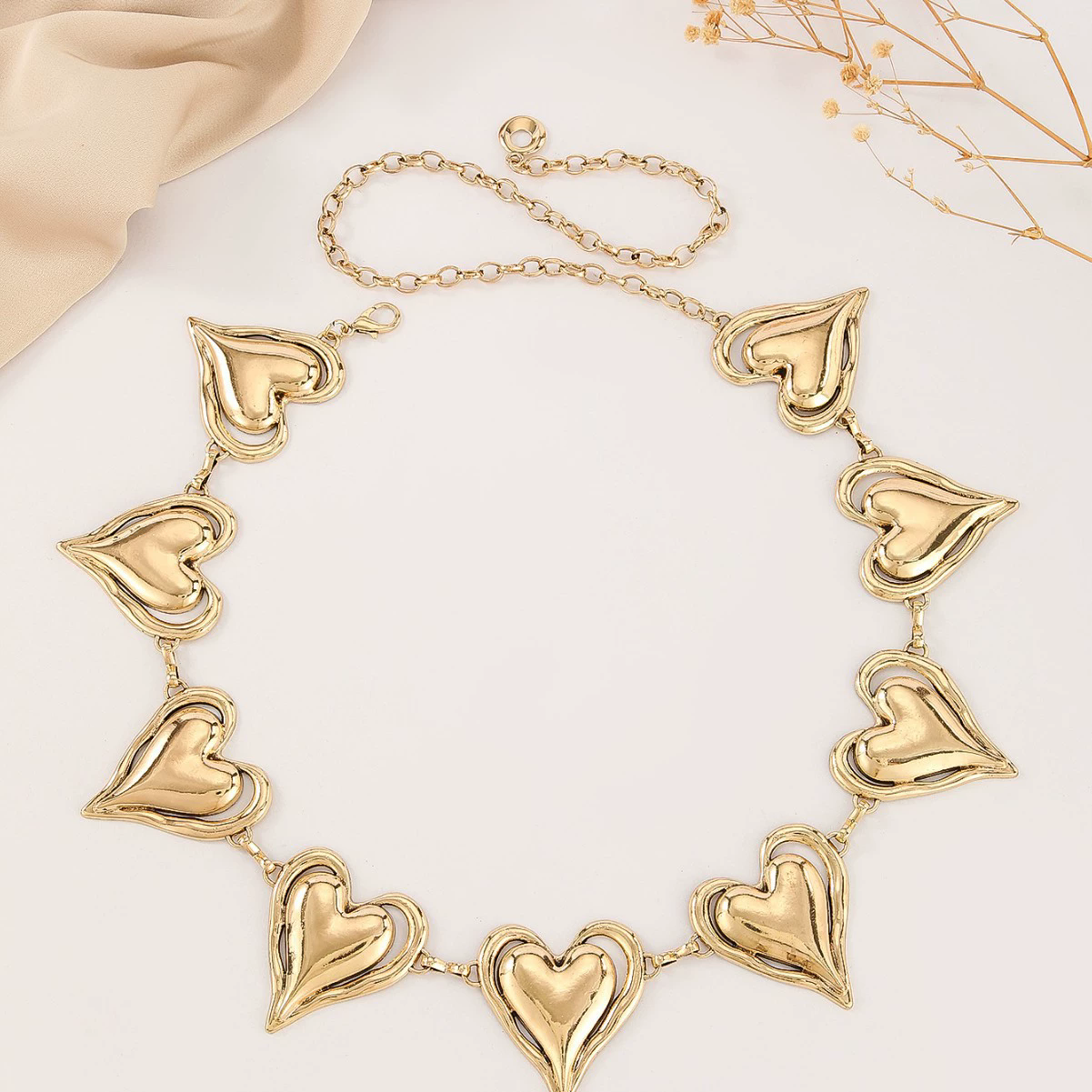 Cinturón de corazones chunky - Dressygt