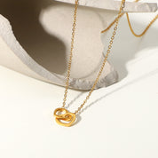 Collar de corazón doble - Dressygt