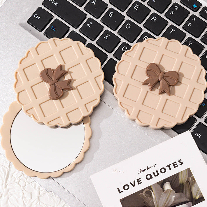 Mini espejo portátil con diseño de galleta - Dressygt