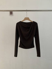Blusa de cuello fruncido - Dressygt