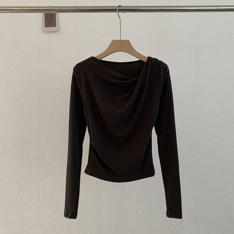 Blusa de cuello fruncido - Dressygt